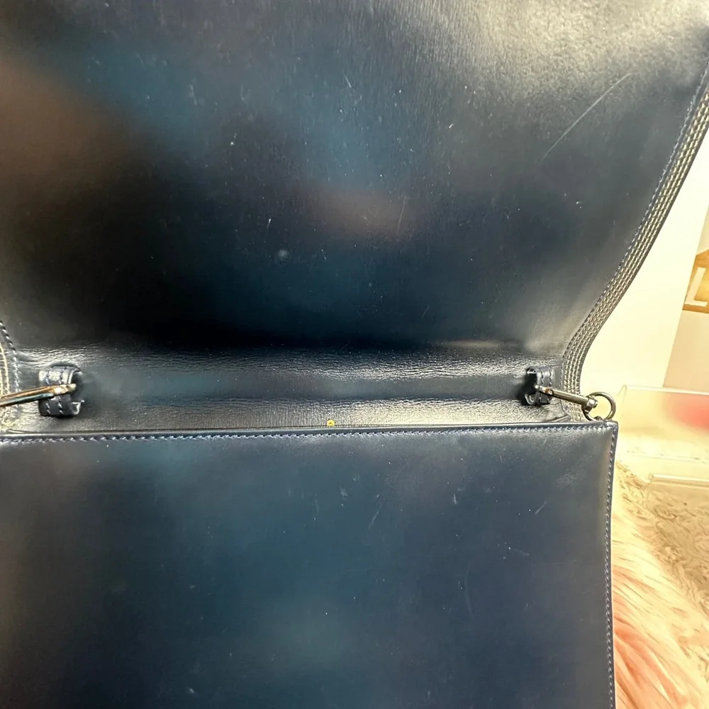 Loewe Madrid Black Leather Portfolio Attache Bag Spain RARE
